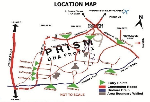 Phase 9 Prism Location Map 