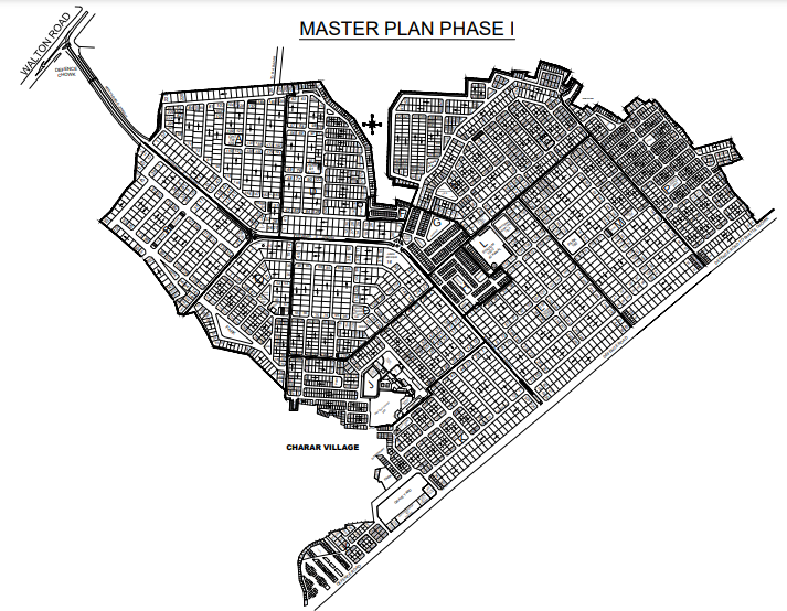 dha lahore phase 1 location map